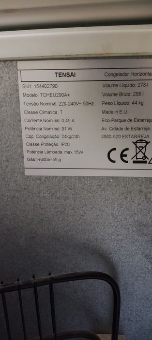 Arca congeladora tensai