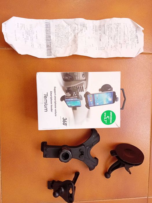 Suporte smartphone/telemóvel para automóvel
