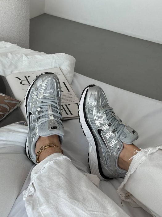 Кросівки Кроссовки Nike P-6000 Silver White Кросовки демісезон