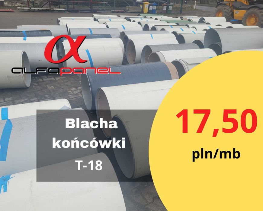 Blacha trapezowa T18, 2 gatunek, blachy  TANIO od ręki Żagań