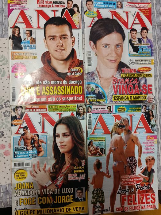 28 revistas  'ANA'  e  'MARIANA'