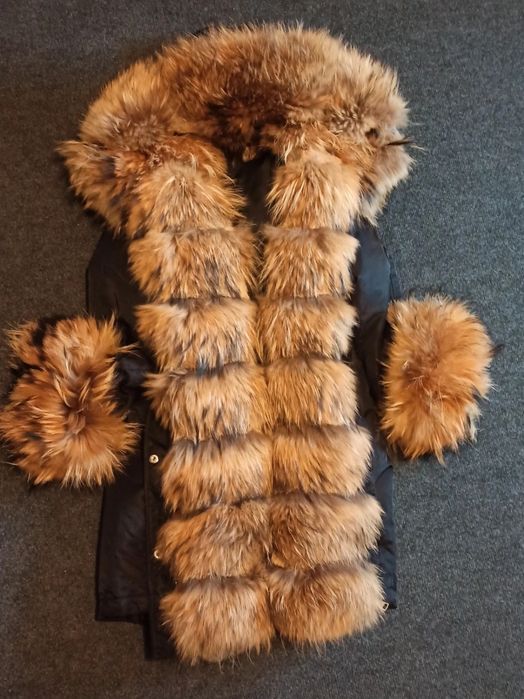 Parka kurtka futerko