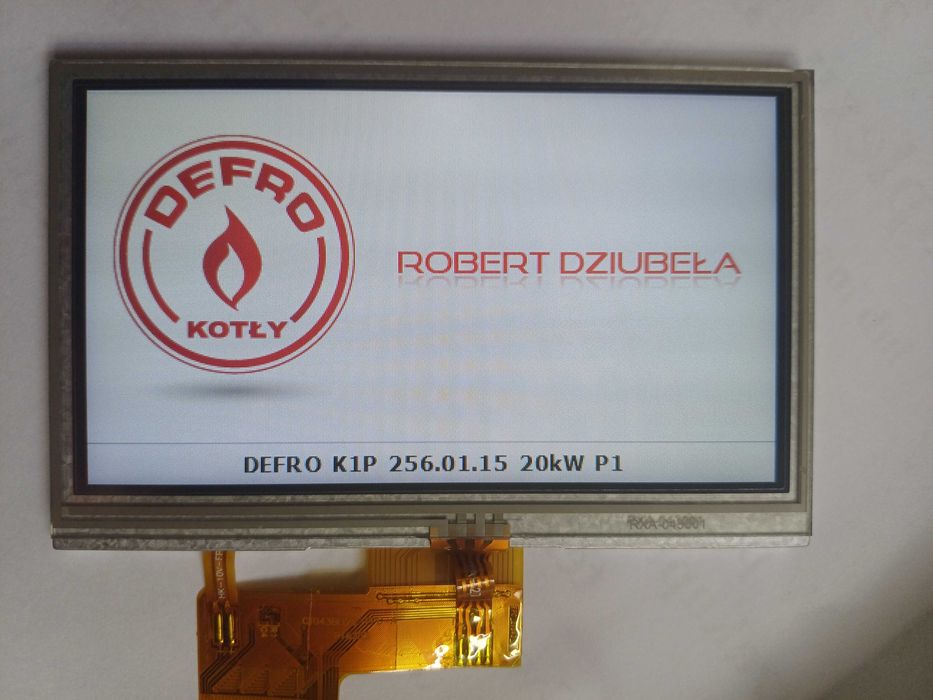 Wyświetlacz ekran z dotykiem do sterowników Tech Defro Stalmark K1Pv4