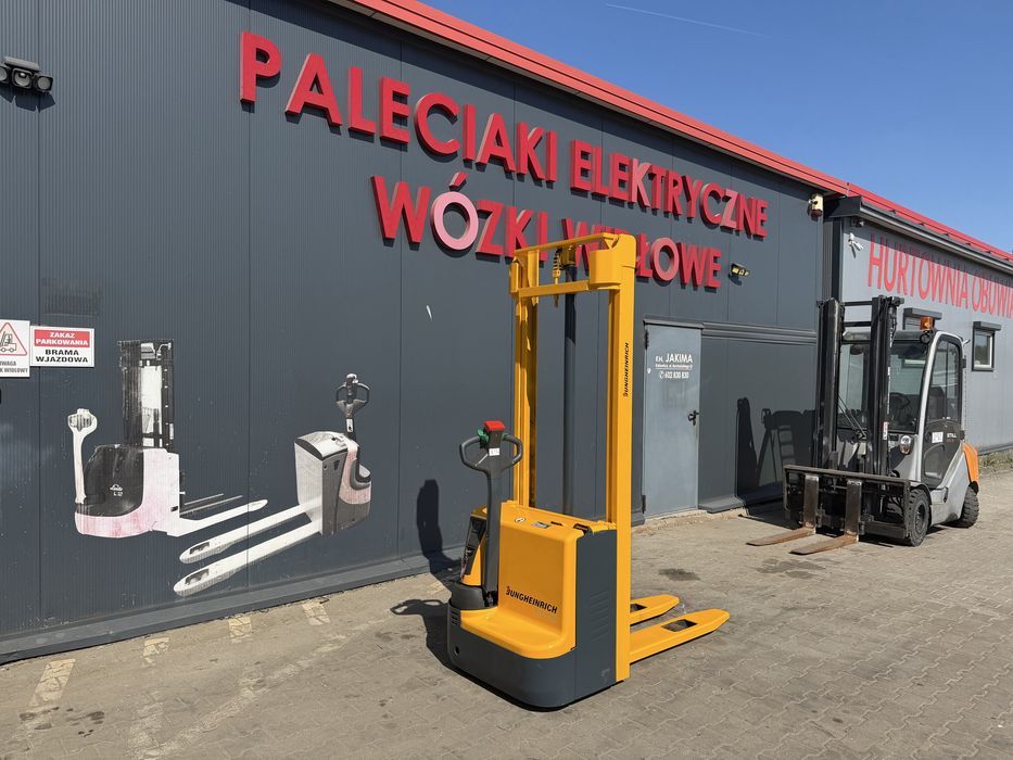 Paleciak elektryczny Jungheinrich Ejc 1200 kg 360 cm wózek sztaplarka