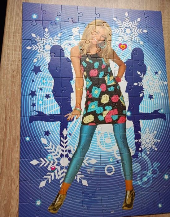 Nr128) puzle puzzle Hana Montana 88 elementów