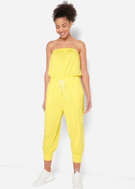 B.P.C kombinezon dżersejowy żółty letni r.48/50