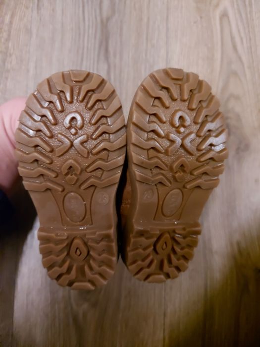 Buty 23 zimowe 14,5 cm wkładka Dusty samoloty trapery botki