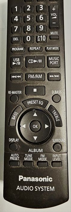Pilot do sprzętu audio Panasonic, model N2QAYB000394