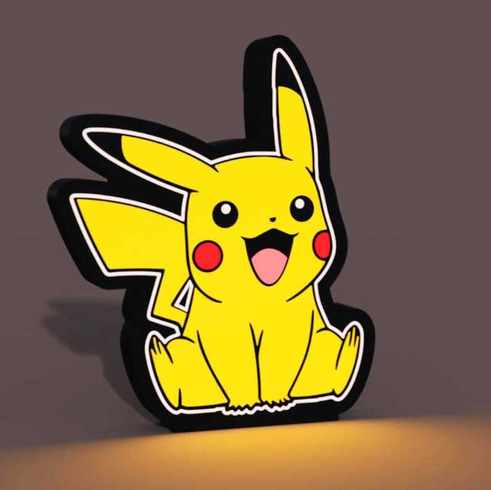 LED Pikachu Sitting Lamp – Pokémon Decorative Lightbox