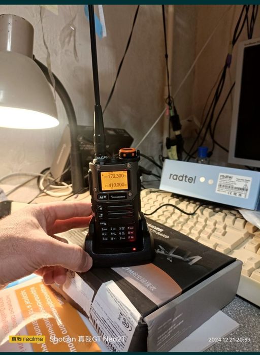 Quansheng UV-K6-(58) Спектр 18-1300МГц Анализатор, Туре-С, Новая-202