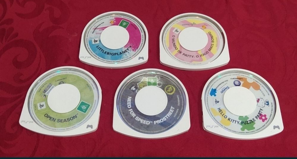 5 jogos PSP Portável