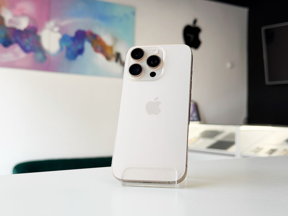 iPhone 16 Pro 512 GB Pustynny Tytan Jak Nowy 100% bateria Sklep Gwarancja