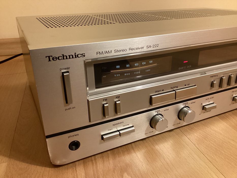Wzmacniacz Amplituner TECHNICS SA-222 /// SPRAWNY, z wadami, dobre brzmienie