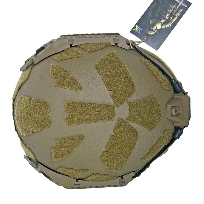 Кевларовий ‼️ шолом Arch Combatant Pro HighСut (безвухий) Койот