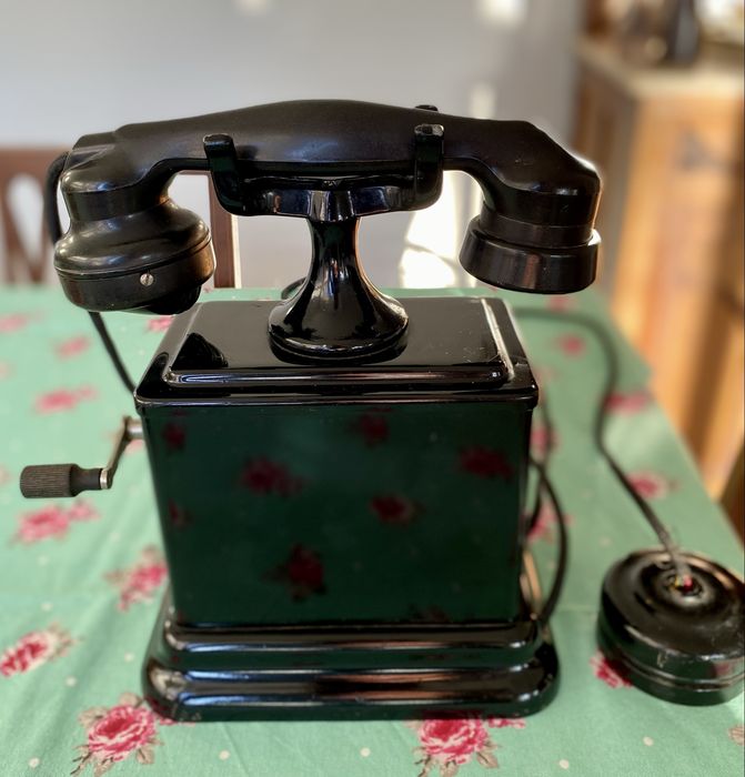 Telefone Antigo Manivela Décadas de 1910/30