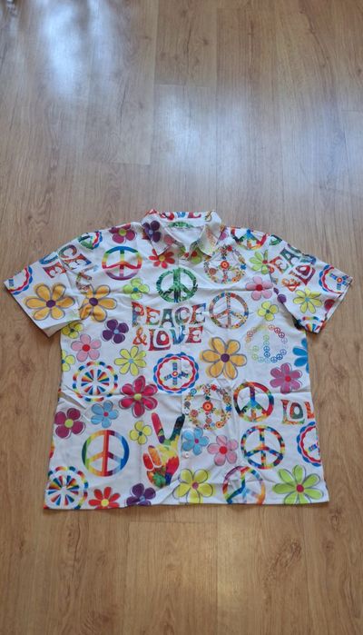 Koszula w kwiaty, hawajska, hipisowska,vintage woodstock. Rozmiar XL/XXL. Nowa