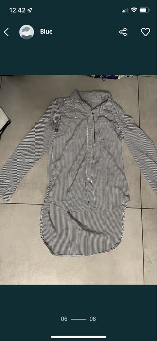 8 eleganckich wizytowych bluzek roz M/L  bluzka koszula + halka
