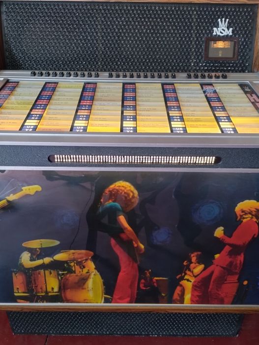 Jukebox antiga a funcionar