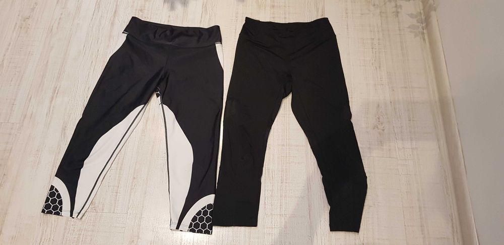 dwie pary spodni do treningu