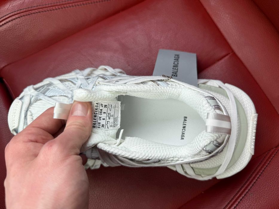 (ОПЛАТА ПІСЛЯ ОГЛЯДУ)Balenciaga 3XL Extreme Lace White Grey Баленсіага