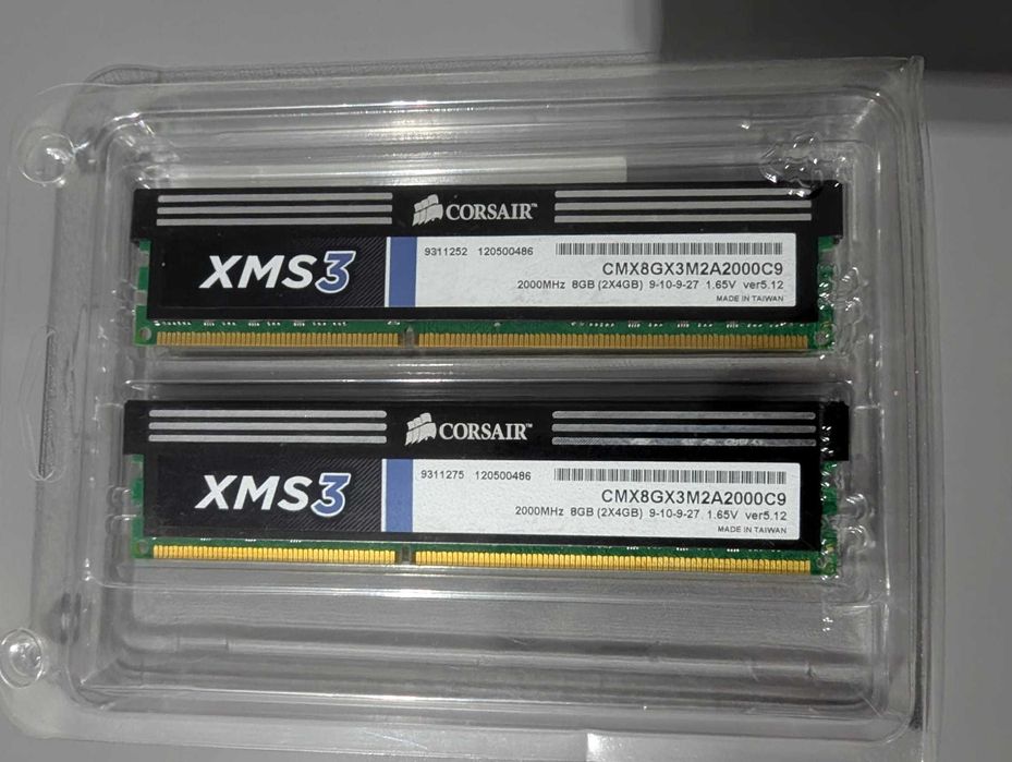 Corsair XMS3 8GB (2×4GB) DDR3-2000 MHz Dual Kit (CMX8GX3M2A2000C9)
