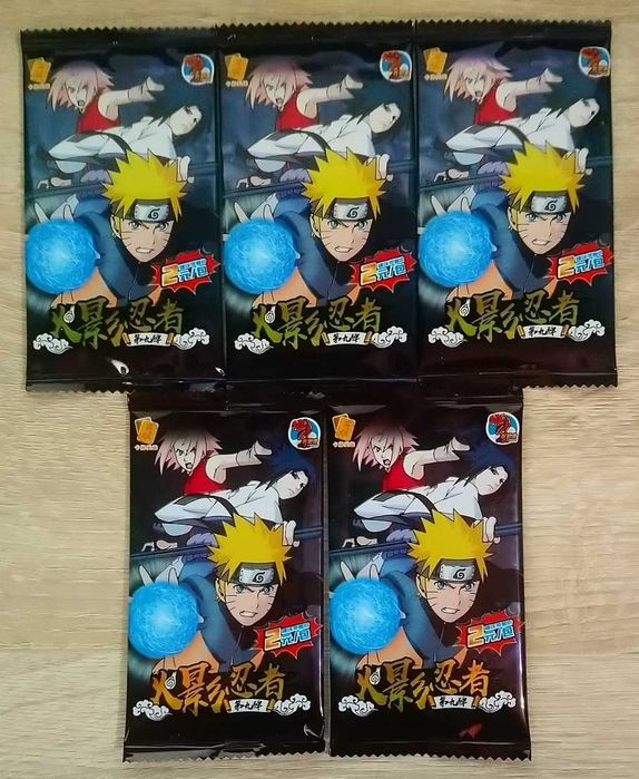5 Boosterów z Kartami Naruto HY-0902