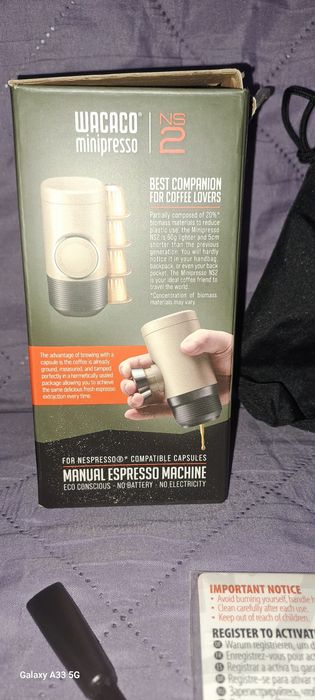 Przenośny ekspres do kawy