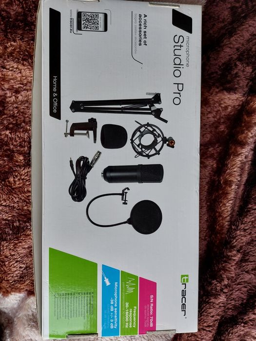 Mikrofon na statywie Tracer Studio Pro aux