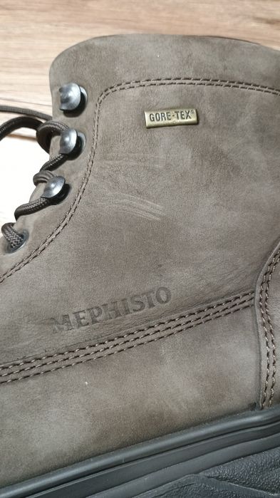 Mephisto Slinker чоловічі черевики 42.5 розмір сірі шкіряні
