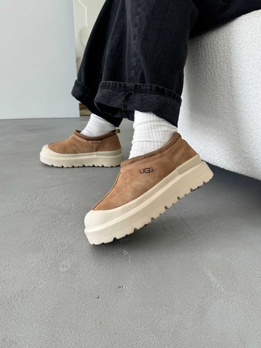 Уггі Ugg Tasman Hybrid Low Chestnut premium унісекс угги осінні/зимові овчина