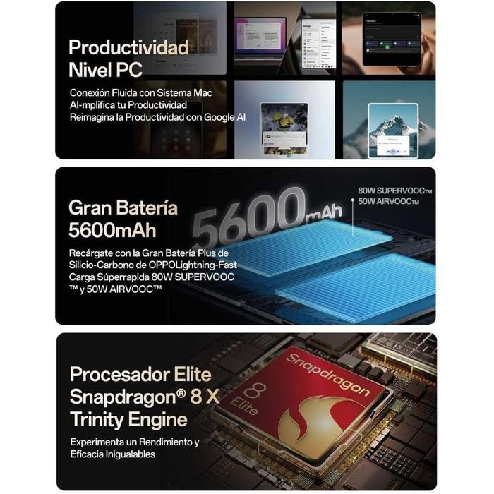 Oppo findd N5 preto 16GB/ 512GB