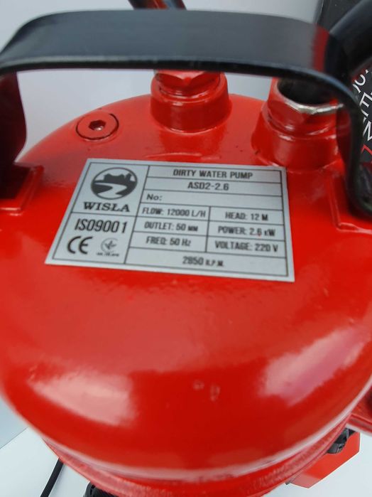 Насос з ножем  фекальний дренажний 2,6 kW ТІЛЬКИ ДОСТАВКА ПОШТОЮ