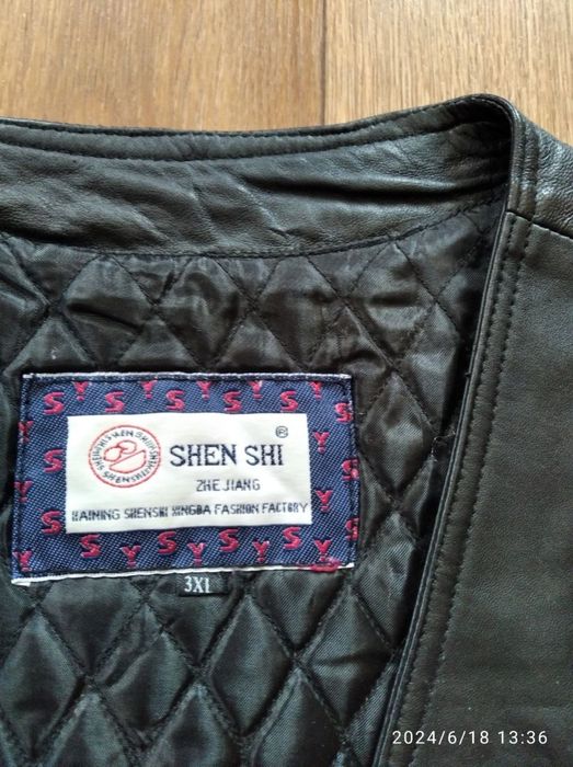 Жилеты кожаные байкерские