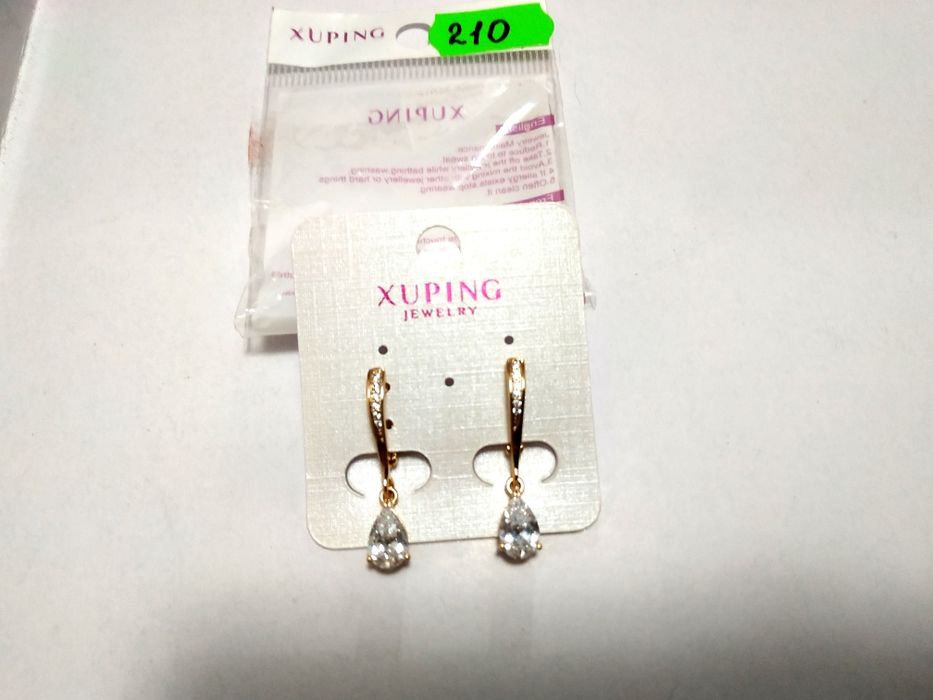 Біжутерія, медичне золото, Ксюпинг, сережки, серьги, ланцюжки, цепочки