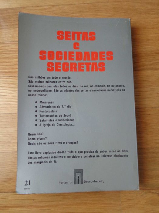 Livro Seitas e Sociedades Secretas