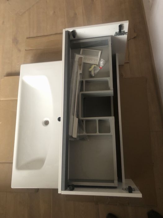 Nowa Szafka łazienkowa ELITA + umywalka ceramiczna Luna