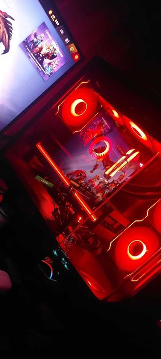 Игровой компьютер ryzen 9800x3d x870e nova / карта rtx rog astral 5080