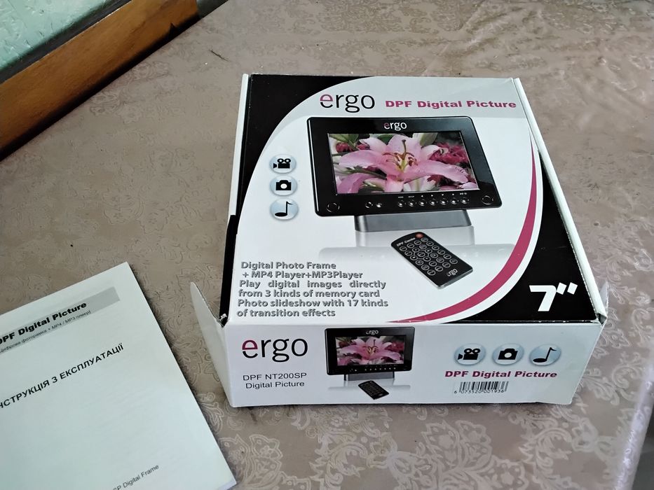 Цифрова фоторамка Ergo DPF(7 дюймів)