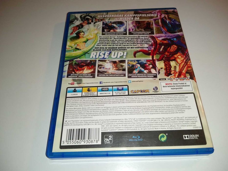 Street Fighter 5 Ps4 bez rys