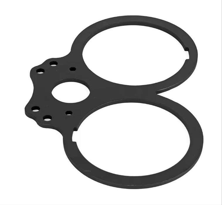 Suporte de medidor de velocímetro para motocicleta, instrumento de pressão de alumínio para triumph bonneville t100 thruxton scrambler, 1 peça