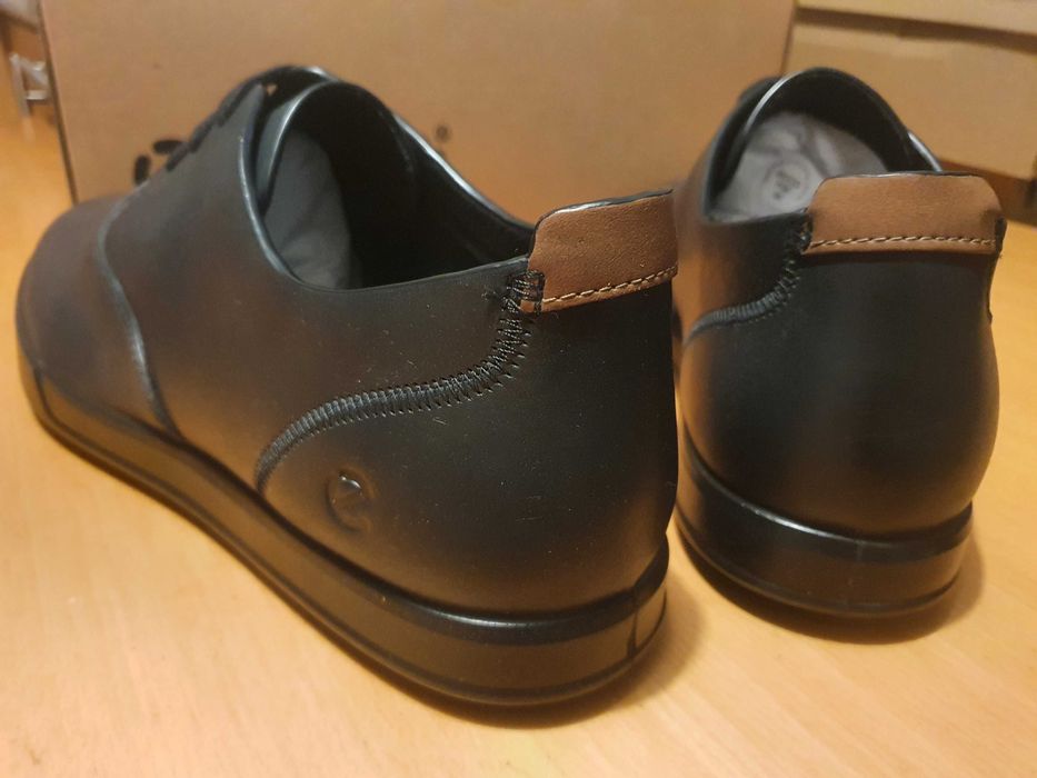 Buty skórzane sneakersy Ecco Travel M Derby  45 EU 28,5 CM