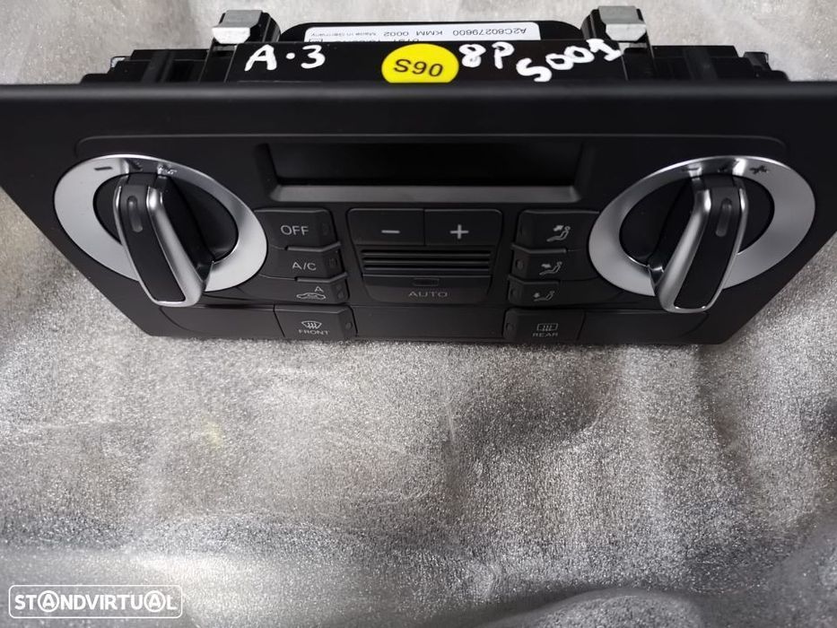 AUDI A3 8P BUTAO COMANDO AC CLIMATRONIC  S001