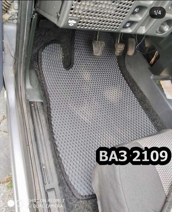 EVA ЄВА Коврики в авто Chevrolet Aveo Dacia Logan Daewoo Lanos ВАЗ 2106 - 2115