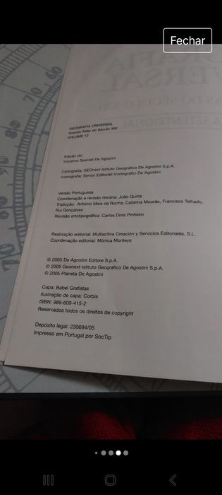 Livros coleção geografia universal grande atlas do século XXI. Volume