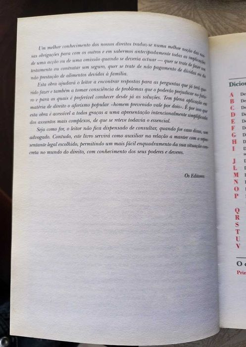 Livro ” Guia Prático da Lei”  Selecções Reader´s Digest