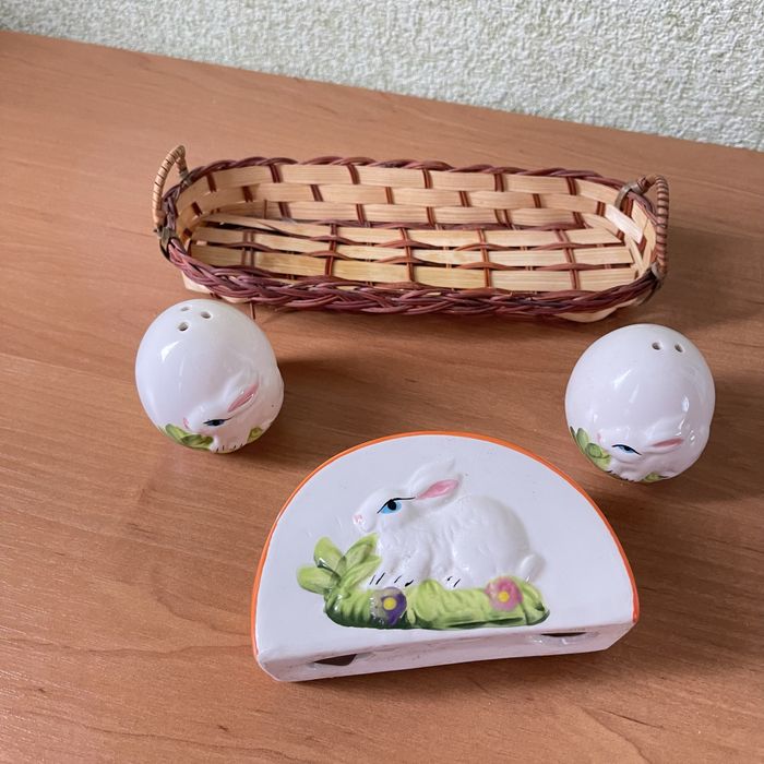 Набір для спецій, салфетниця кераміка солянка