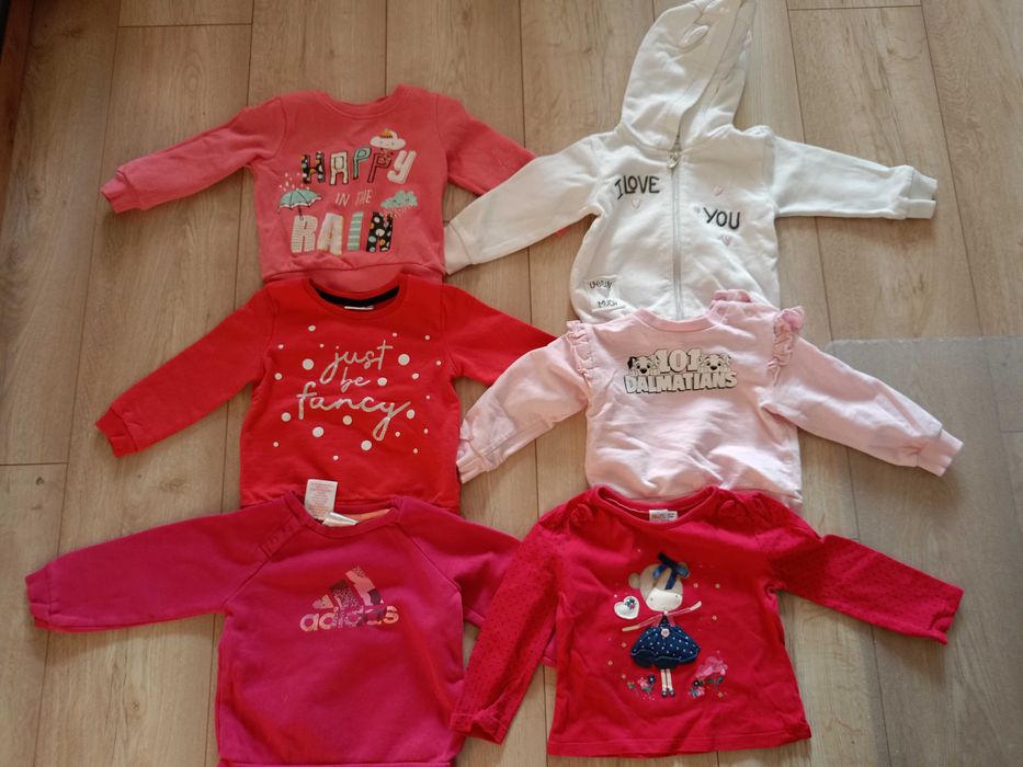 Paka ciuszków dla dziewczynki 80-86