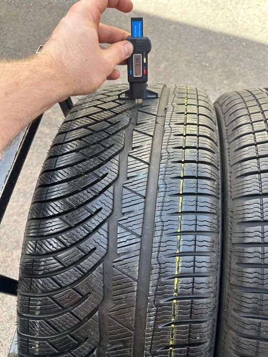 Шины БУ 245 55 R 17 Michelin Pilot Alpin 4 Зима Комплект резина
