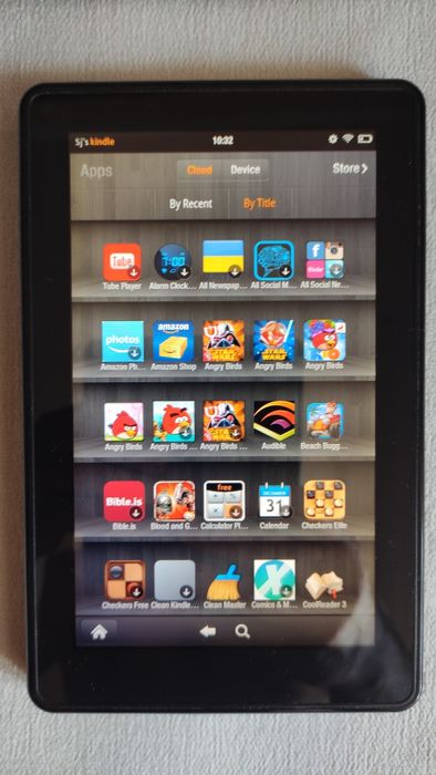 Планшет читалка Amazon Kindle Fire.