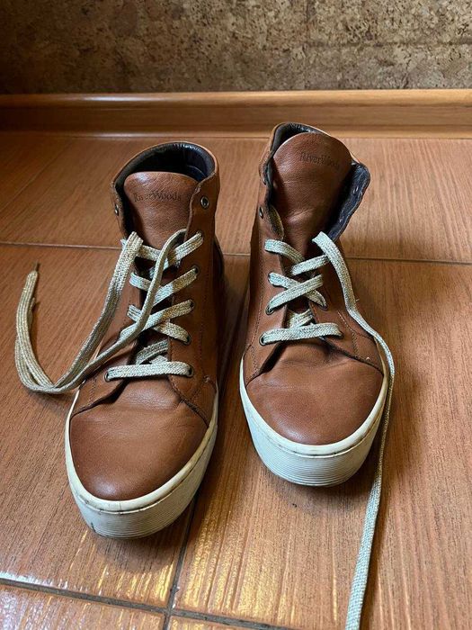 Кеди з натуральної шкіри